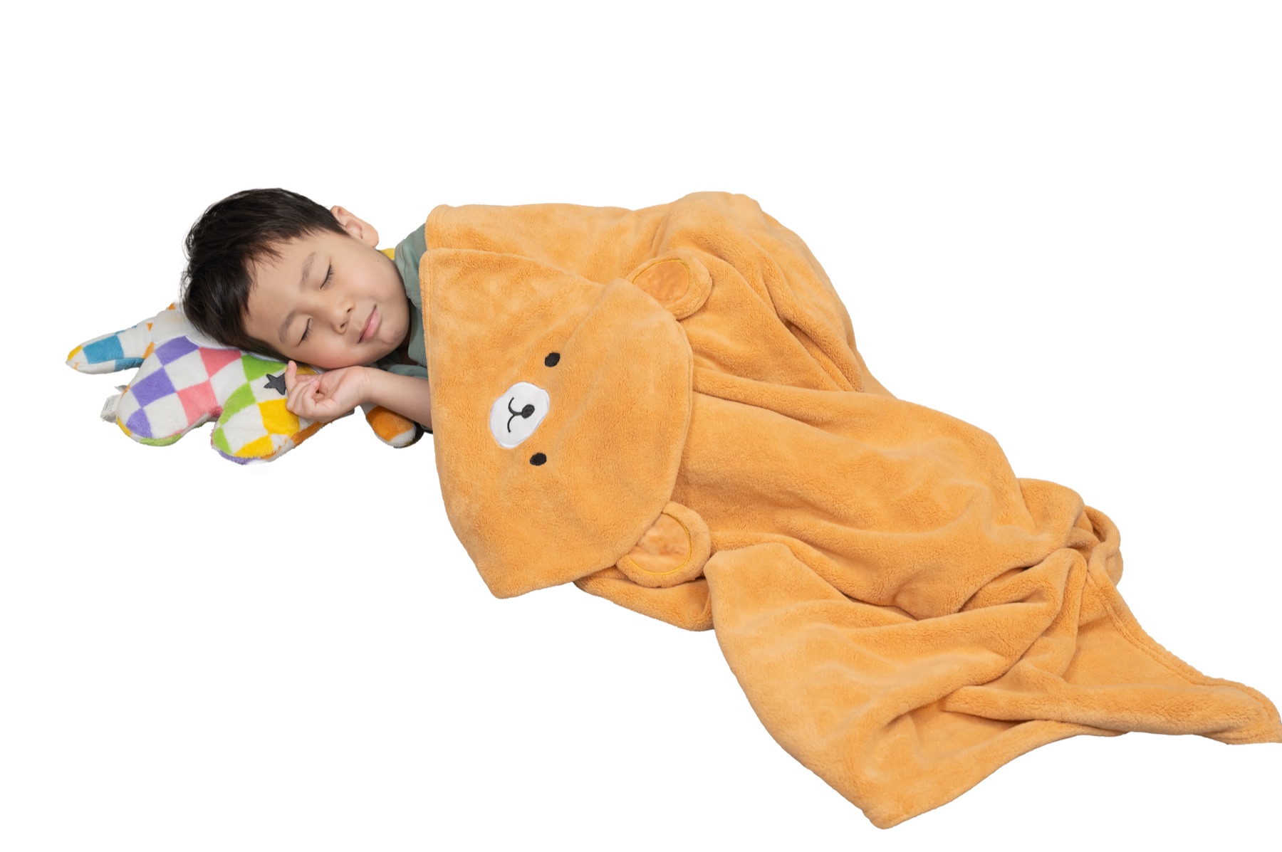 台灣明治食品 兒童動物造型浴巾 11